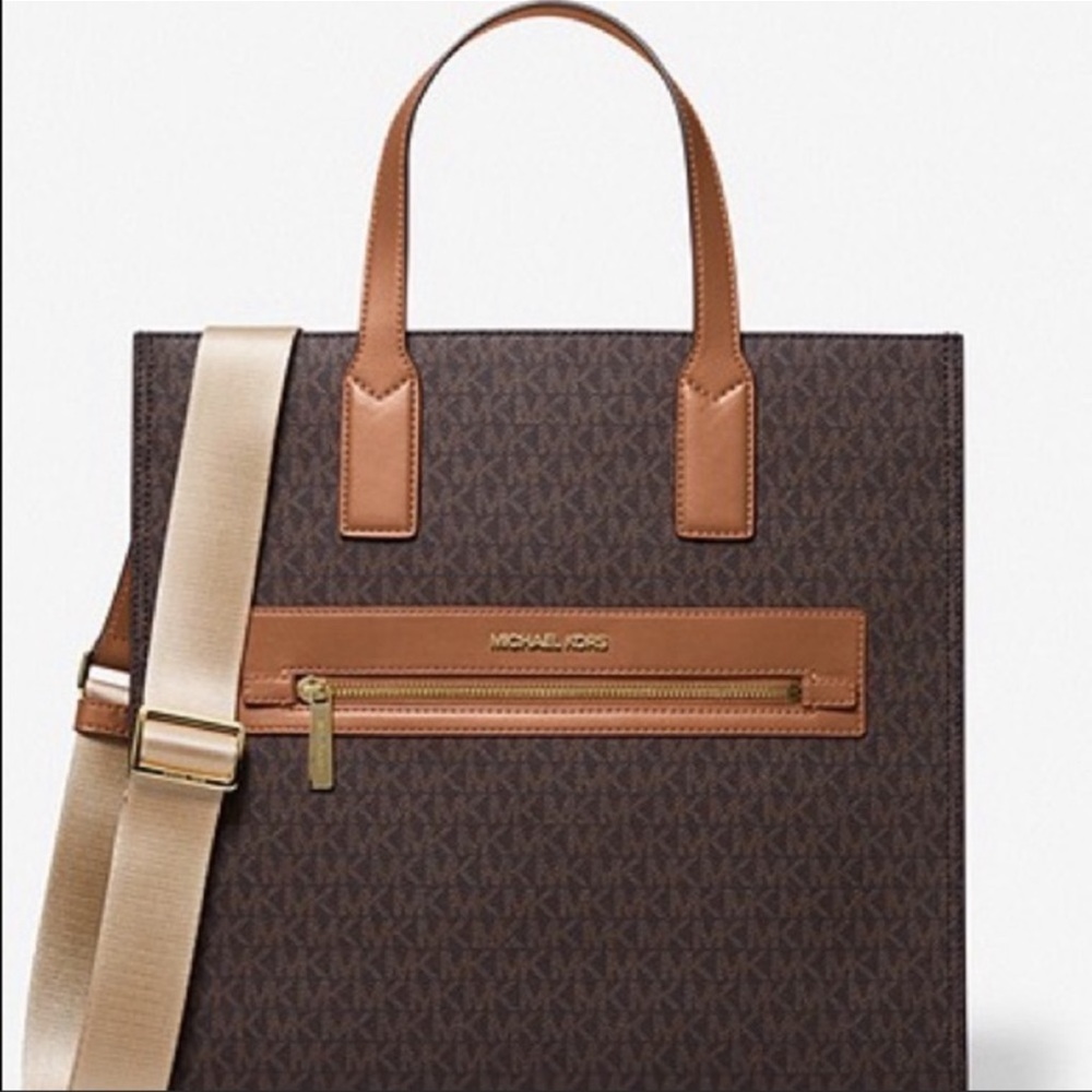 NWT MICHAEL KORS Kenly Large Signature Tote